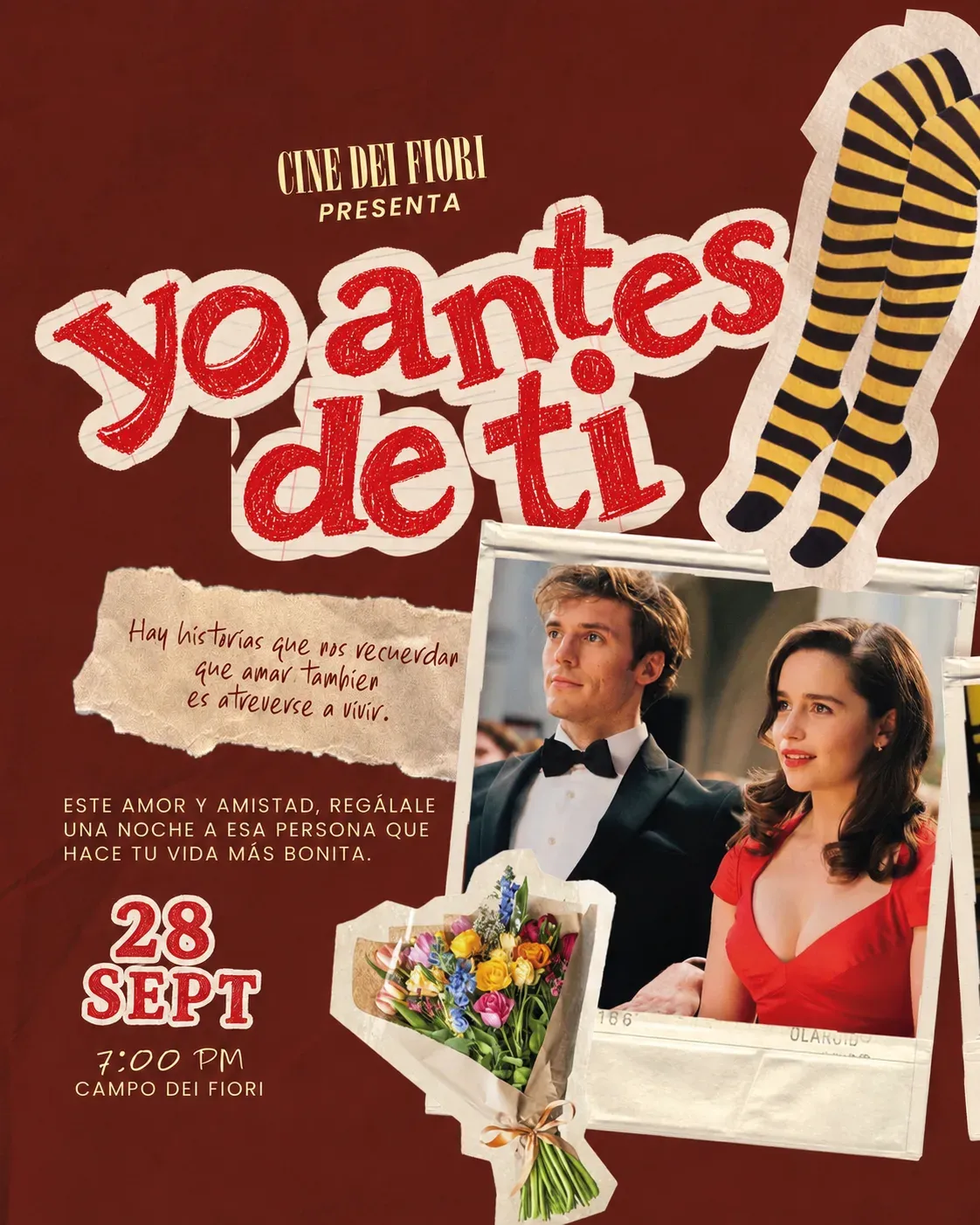 🐝 Cine Dei Fiori: YO ANTES DE TI 💛