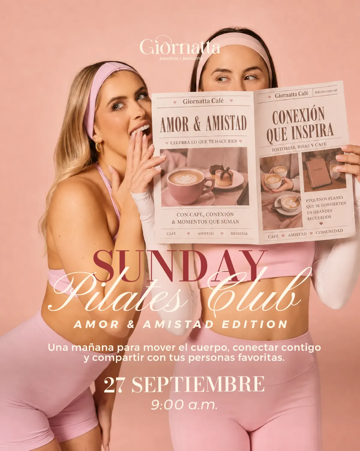 🧘♀️SUNDAY PILATES CLUB: AMOR & AMISTAD EDITION 💕