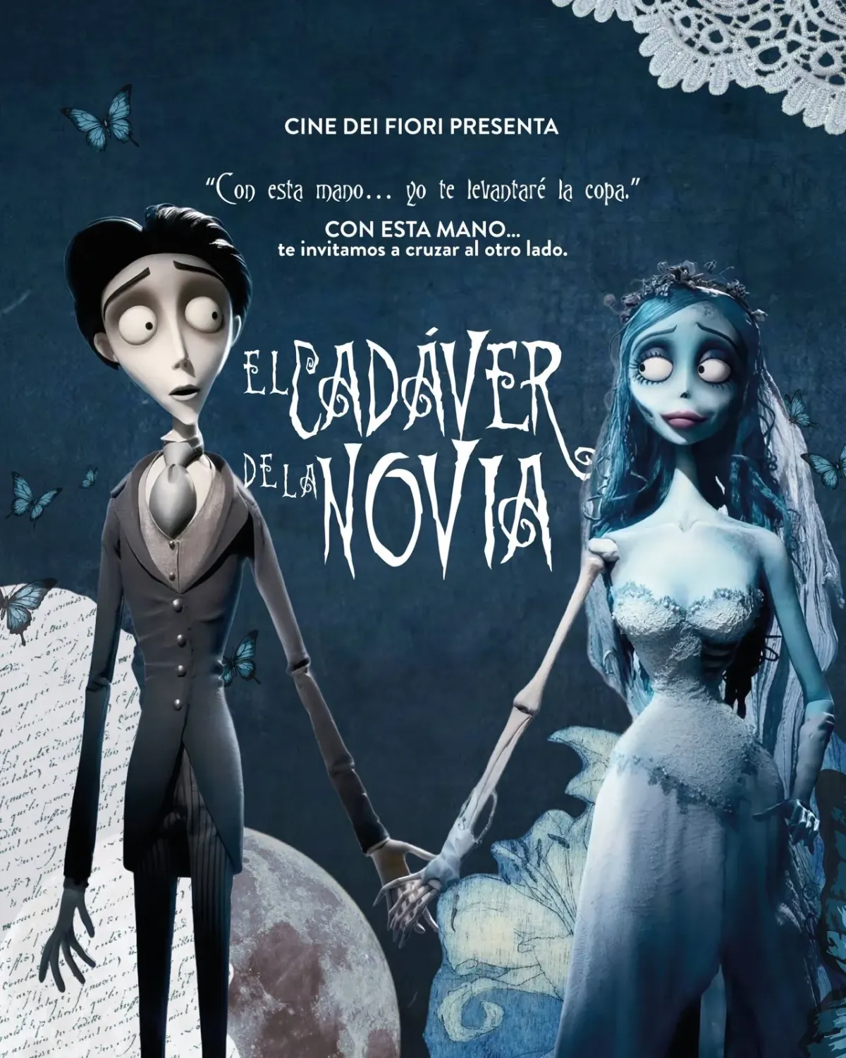 CINE DEI FIORI PRESENTA: EL CADÁVER DE LA NOVIA 2.0🖤💍✨