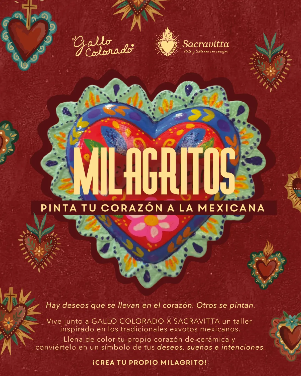 MILAGRITOS: PINTA TU CORAZÓN A LA MEXICANA ❤️‍🔥
