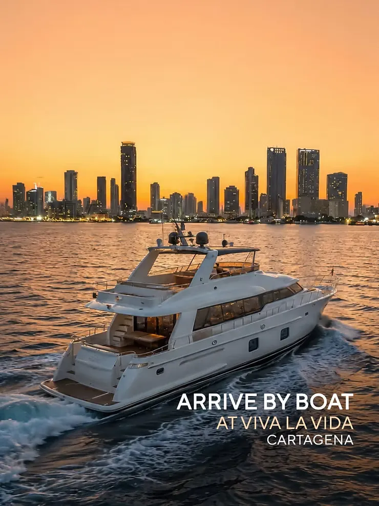 Experiencia náutica en la bahía de Cartagena para complementar una visita a Viva La Vida Rooftop.