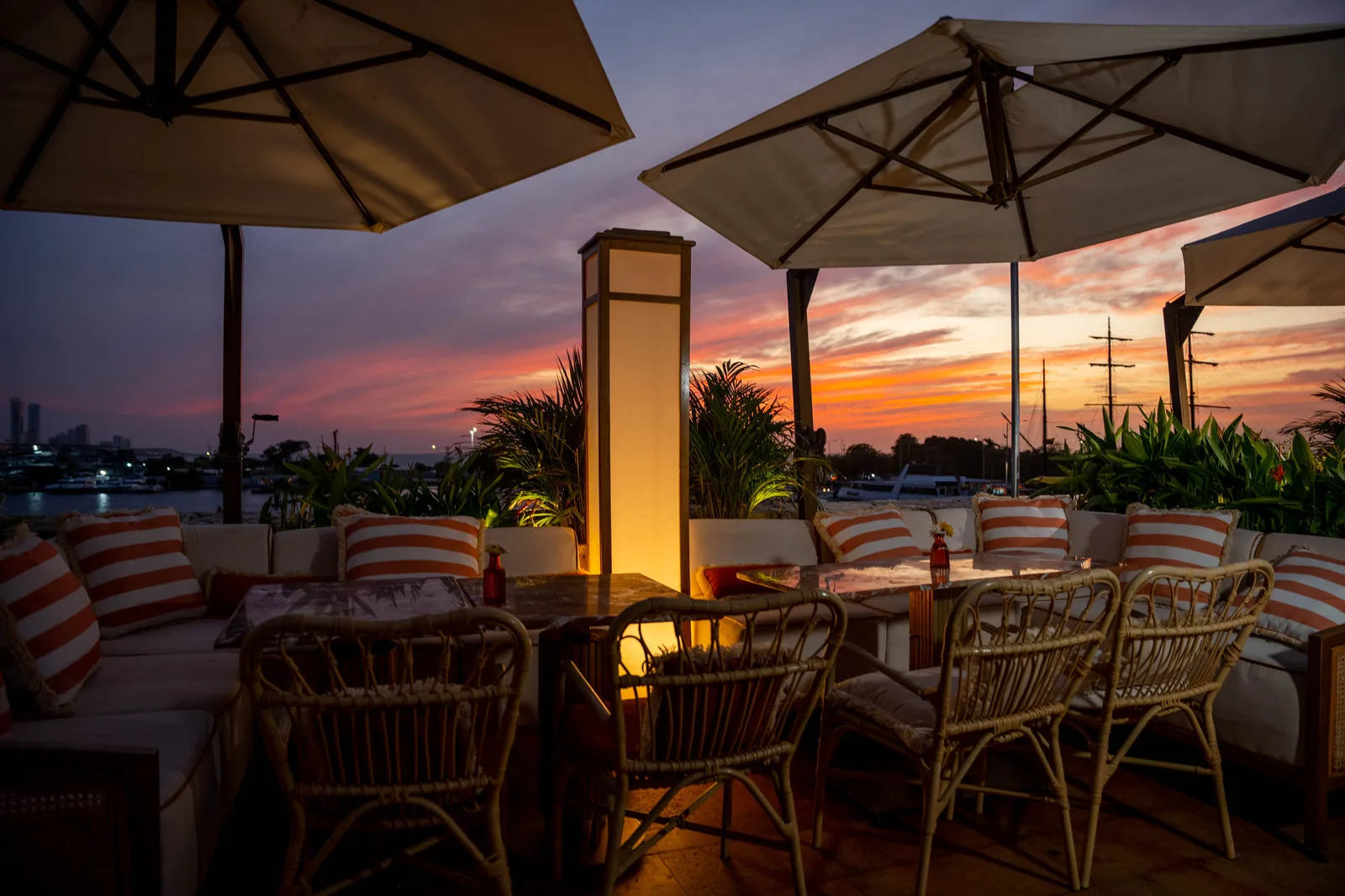 dónde ver el atardecer en Cartagena