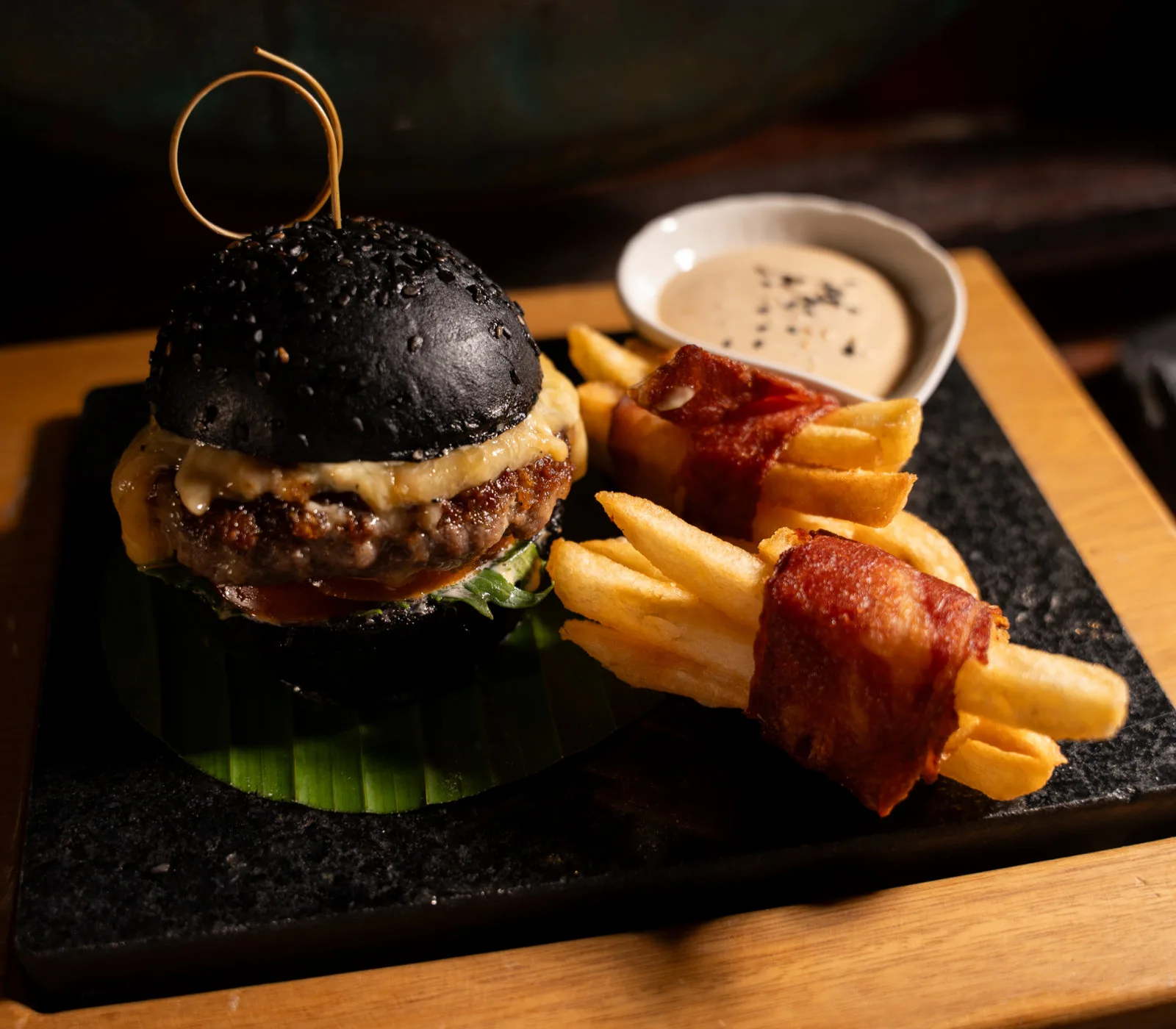 Wagyu servido en Viva La Vida Cartagena, parte de la mejor selección de carnes en Cartagena.
