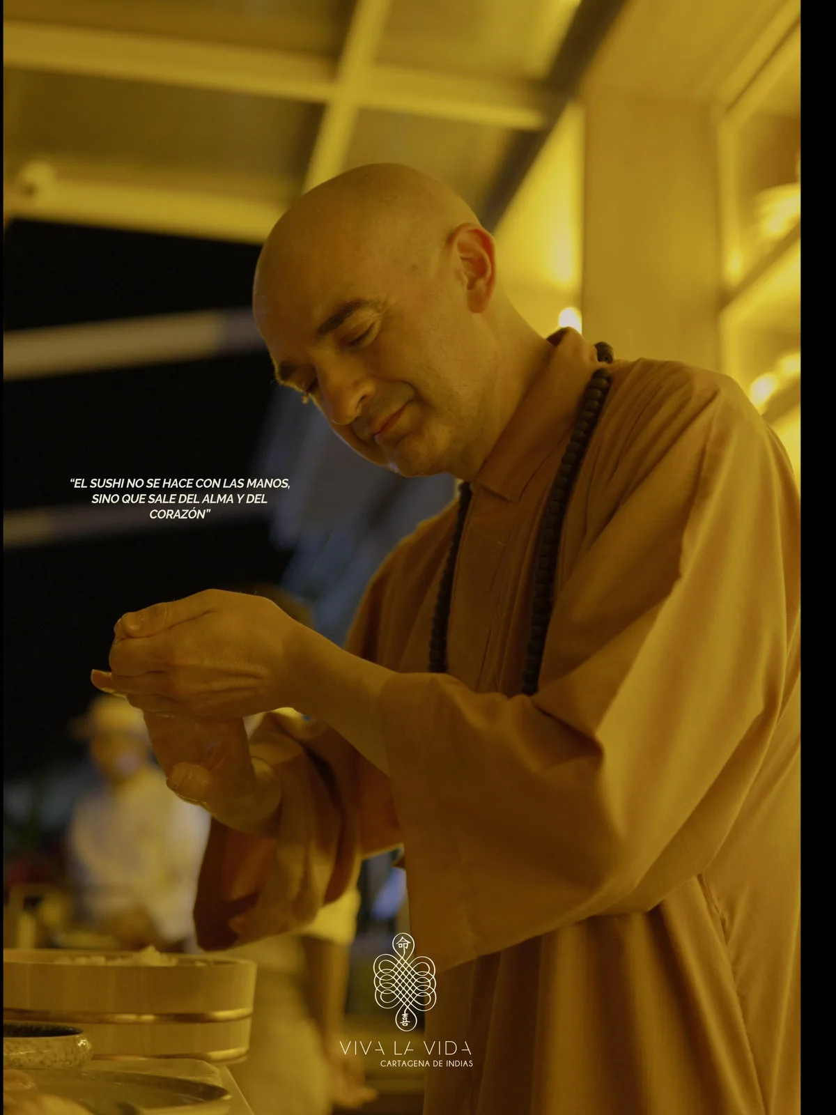 “El sushi no se hace con las manos, sino que nace del alma y el corazón.”