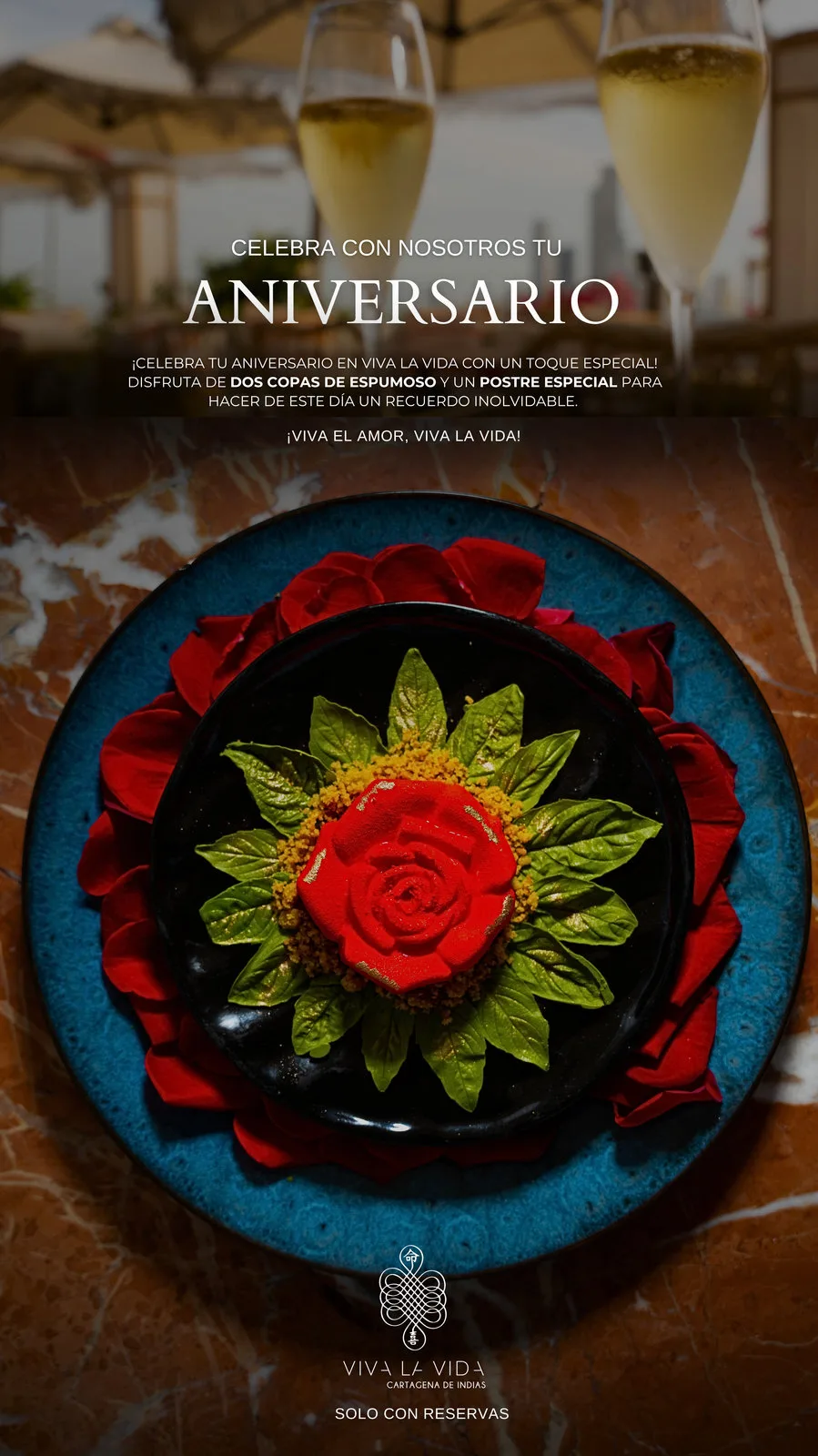 Un Postre que Enamora: La Delicia Romántica de Viva la Vida